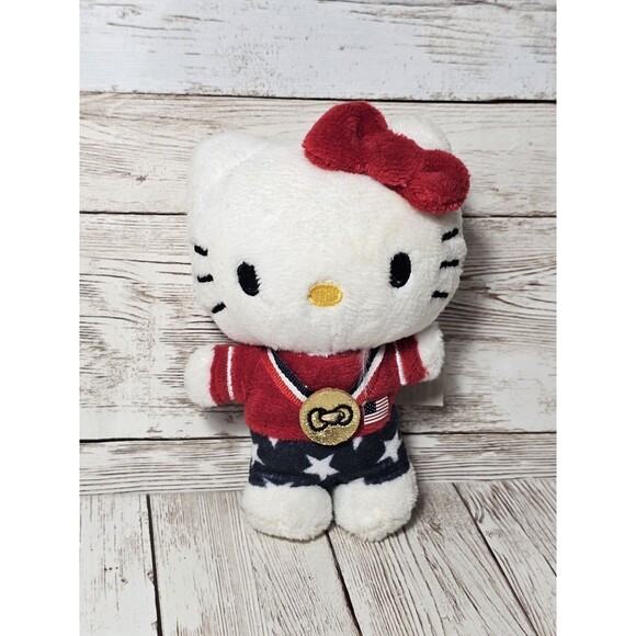 Hello Kitty - Team USA Olympian Gold Medal 4" Plush by Gund - Picture 4 of 8